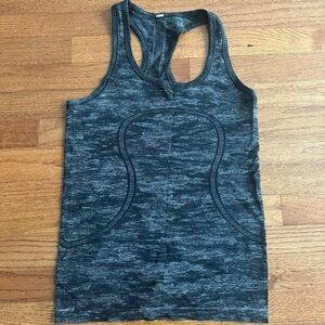 Lululemon Athletica Black and Grey Tank Top